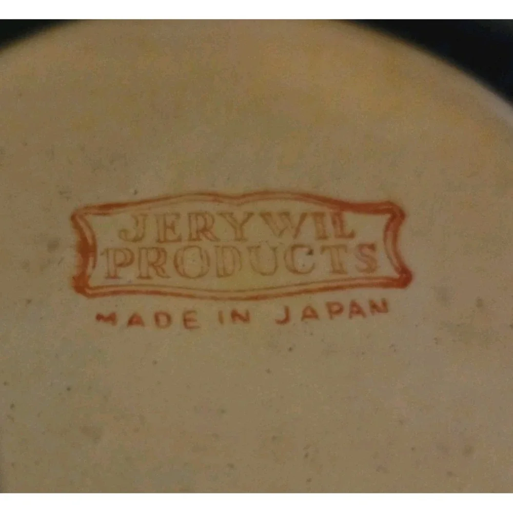 Trinket Tray made in Japan - Hand Painted - Wear On Outer Rim - Jerywil Vintage